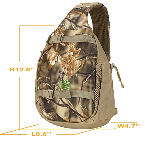 Auscamotek Blind Sling Pack for Hunting Fishing Hiking Camo Bag for Men - Image 3