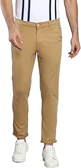 Men's Regular Fit Mid Rise Pants