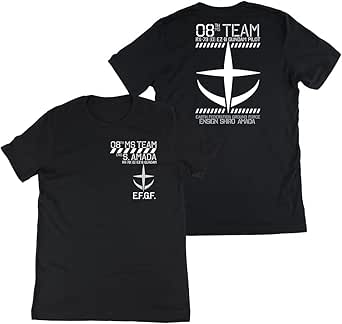 Calibear Prints 08th MS Team Federation Anime Hat - Black Flat Bill Ball Cap With Green Undervisor