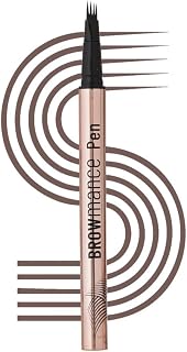 Swiss Beauty BROWmance Pen | Fills In Sparse Hair | 8-Hour Stay | Waterproof | Shade- 02 Medium Brown | 1ml Price In India