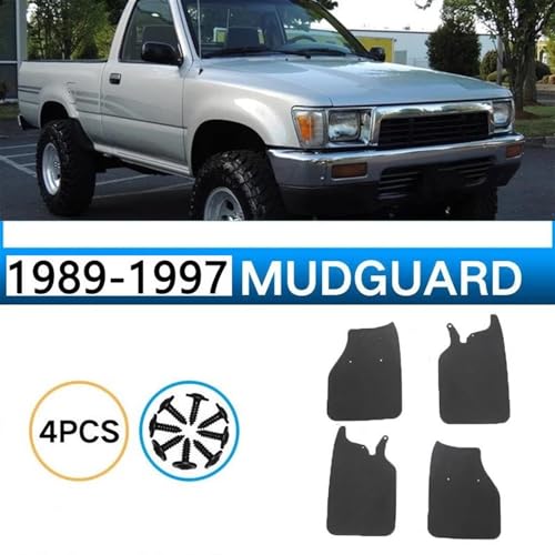 Guardabarros para coche Toyota Hilux N80 que evitan impactos de grava en las ruedas 2