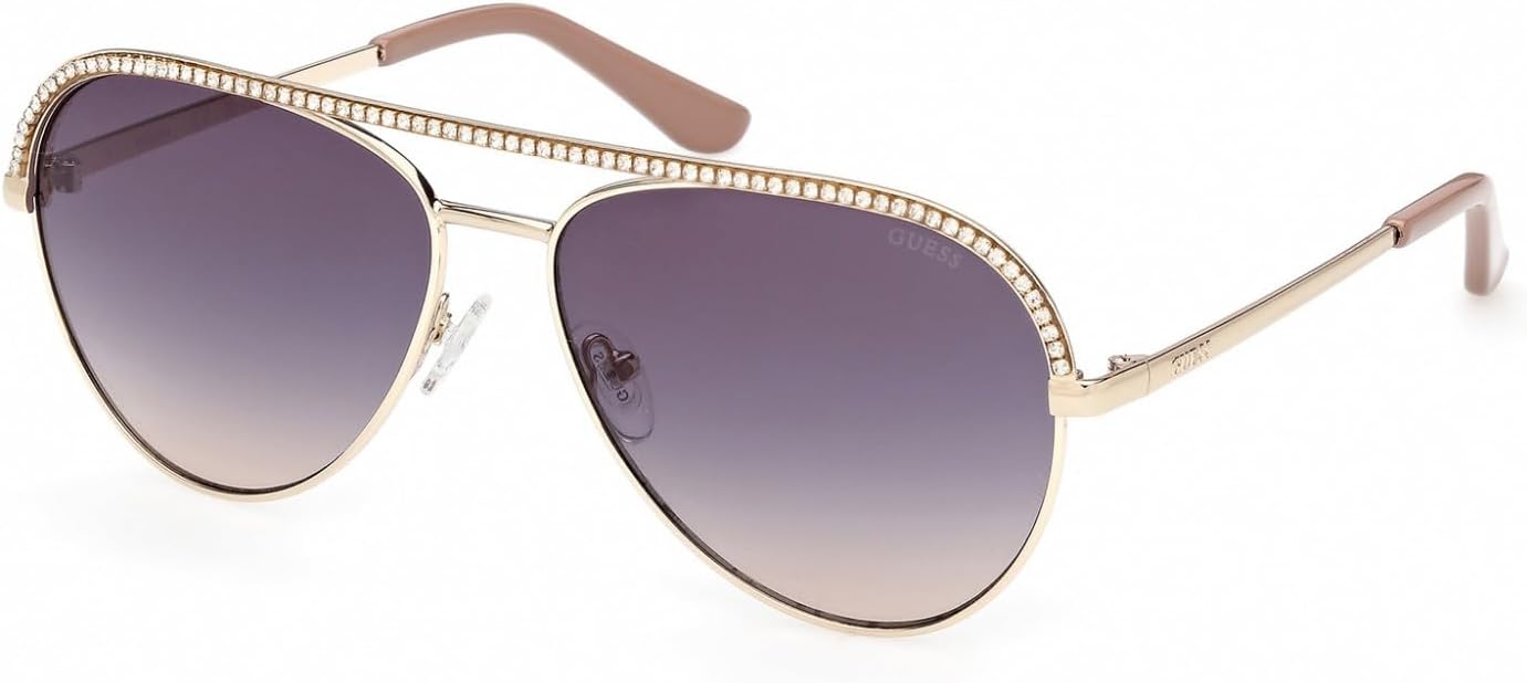 GUESS GU00271 32B shiny pale gold 60/15/140 WOMAN Sunglasses
