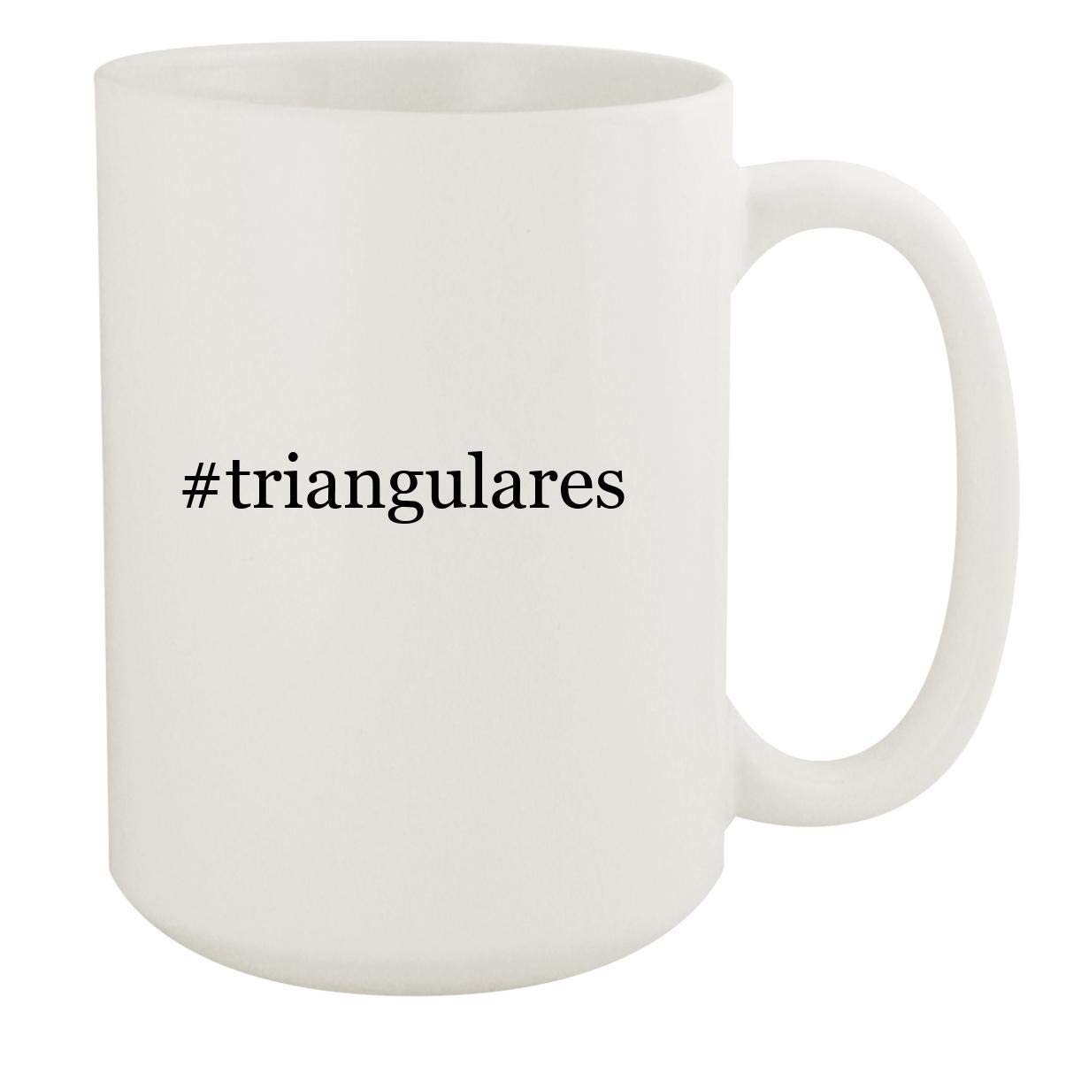 #triangulares - 15oz Hashtag White Ceramic Coffee Mug