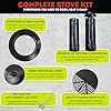 Trailblazer Cookstove – Wood Stove with Oven for Off-Grid Living, Camping, RV, Hunting, Tiny Homes, Prepping, Emergency Heat & Cooking #3