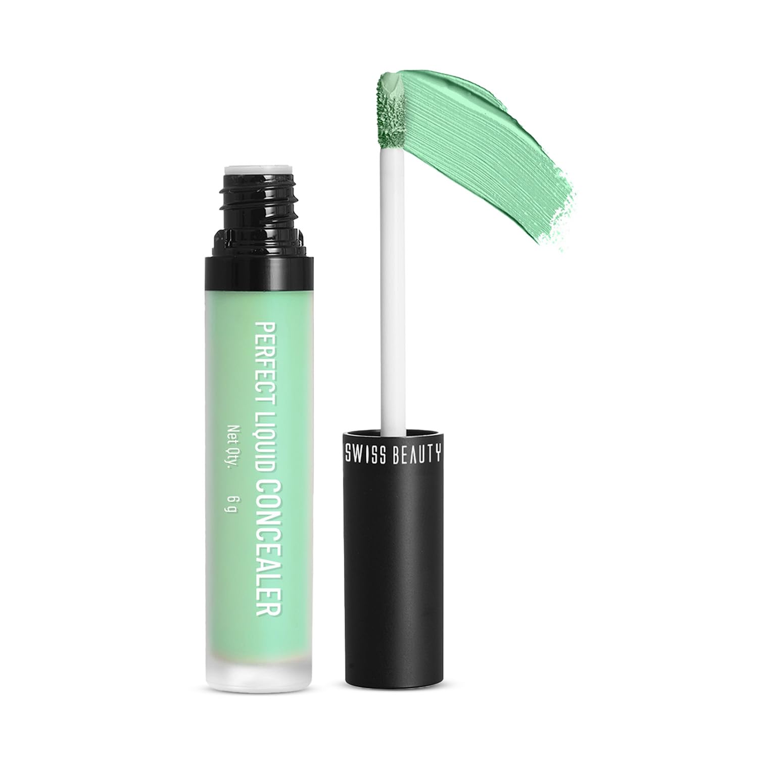 - Liquid Light Weight Concealer With Full Coverage |Easily Blendable Concealer For Face Makeup With Matte Finish | Shade- Green, 6g