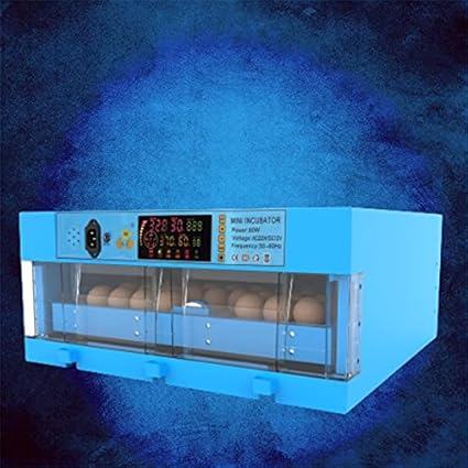 HUMBE&CO - Save Trees, Save Earth 64 Eggs Incubator Chicken Duck and Other Poultry Automatic Incubator Poultry Egg Poultry Incubation Equipment, Yellow