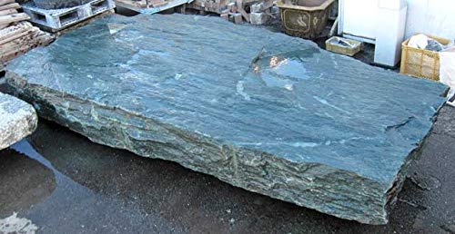 Amazon | 三波石 巨石 沓脱石 飛び石 延段 踏石 幅約3m63cm 特大 庭石