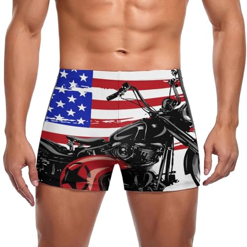 Short de bain boxer confort et casque moto homme pour conducteurs actifs