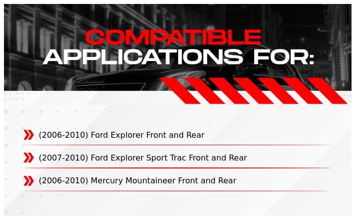 Image of R1 Concepts Front and Rear Brake Kit Fits 2006-2010 Ford Explorer