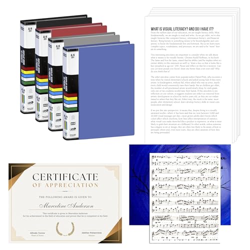 Image of TULMAN 2 Pack 10 Pockets Bound A4 Size Presentation Display Book Portfolio File Folder Presentation Binders with Plastic Clear Sleeves Document Organizer for School Office (Assorted Color)