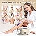 TIKESI Waxing Kit for Women and Men, Digital Wax Warmer with 14OZ 5 Bags Hard Wax Beads, at Home Wax kit for Full Body, Face, Eyebrows, Bikini, Legs, Brazilian & Sensitive Skin