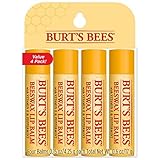 【Burt's Bees 公式】バーツビーズ リップバーム ビーズワックス セット(爽快ミント 4本/4.25ｇ) 無添加 プレゼント ギフト プチ クリスマス 聖誕
