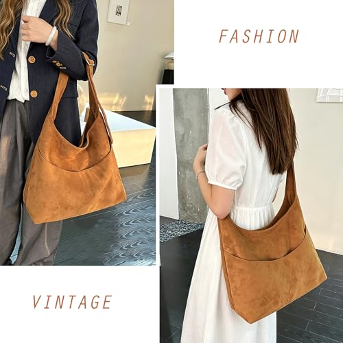 Bolso de Hombro de Gamuza para Mujer, Gran Capacidad miniatura 7