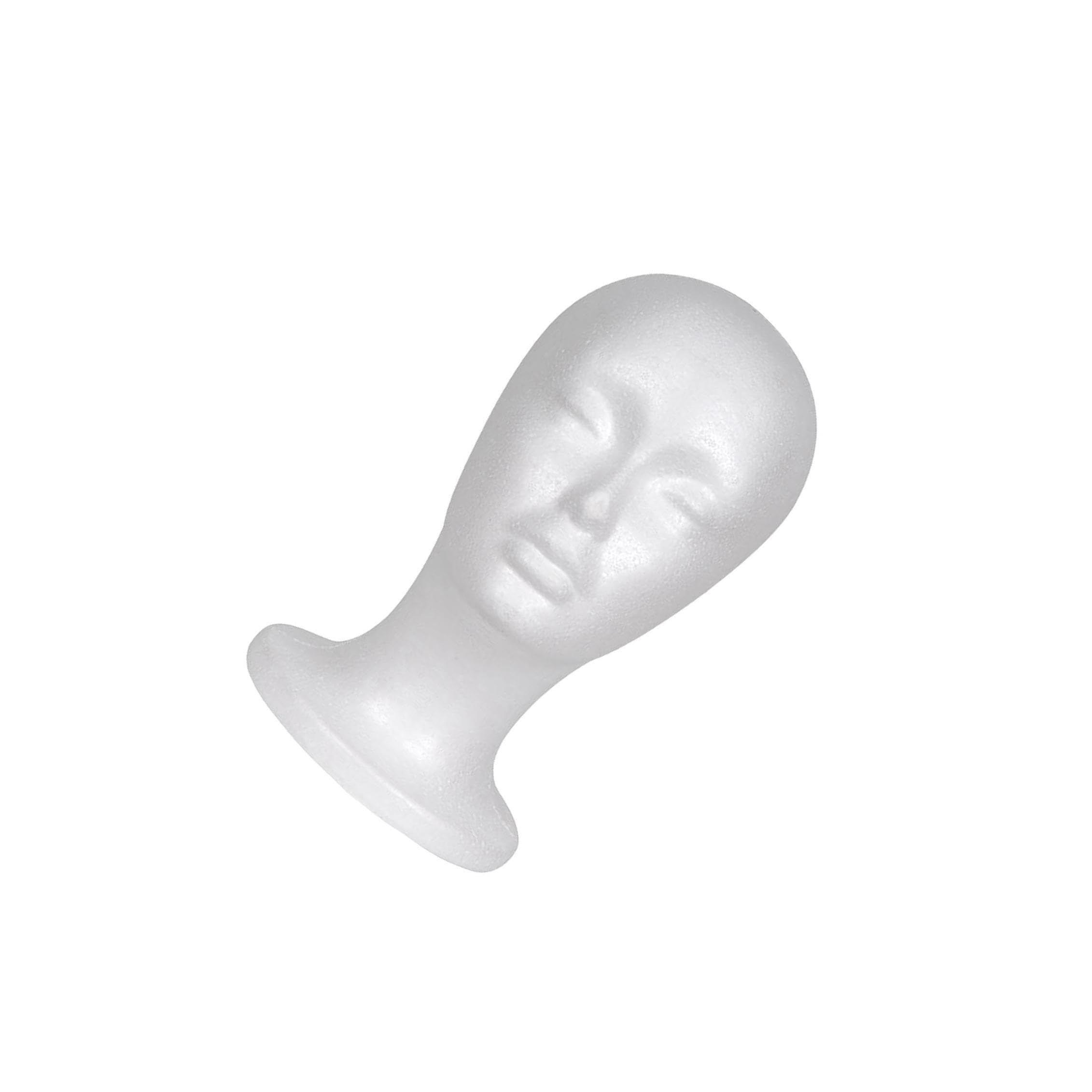 KTUXZCI Innovative Foam Mannequin Head Lightweight For Safe And Stylish Display Of Wigs Hats In Salon Or Home Foam Mannequin Display Multipurpose Lightweight