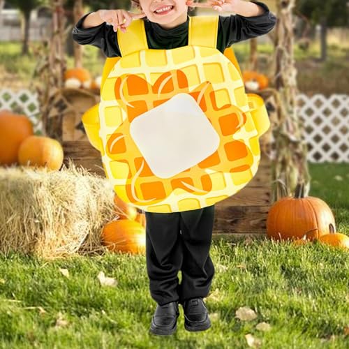 Disfraz de Waffle para niños talla pequeña miniatura 3