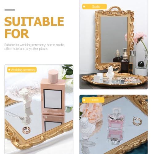 Plateau décoratif en PP Angoily chic pour maquillage