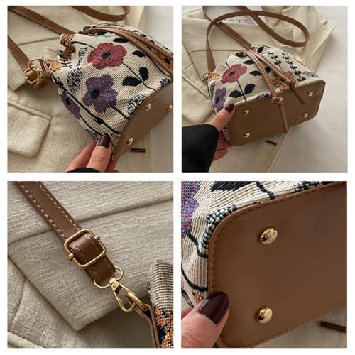 Small bucket bags Crochet Beach Bag Boho Beach Bag Vcation Bags Knitted Bags Knit Purses Cute Summer Purses4