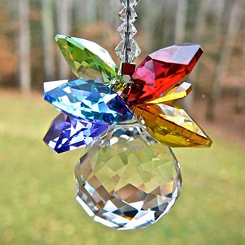 GA Glass Crystal Car Hanging Suncatcher Beautiful Super Sparkling K9 Crystal A5