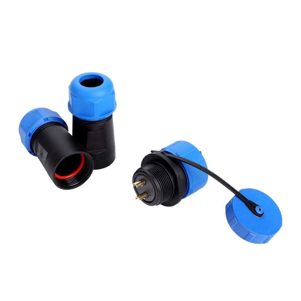 SZRMCC SP21 Connector Rechte hoek 2 Pin Mannelijke 12 V 30A