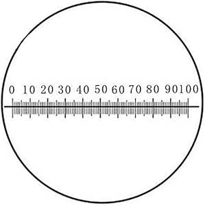 Amazon.com : Microscope Kit 22mm Diameter Micrometer Scale Microscope ...