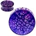 SoScene Purple Dragon Vein Organic Stone Ear Plugs Gauges Sold in Pairs
