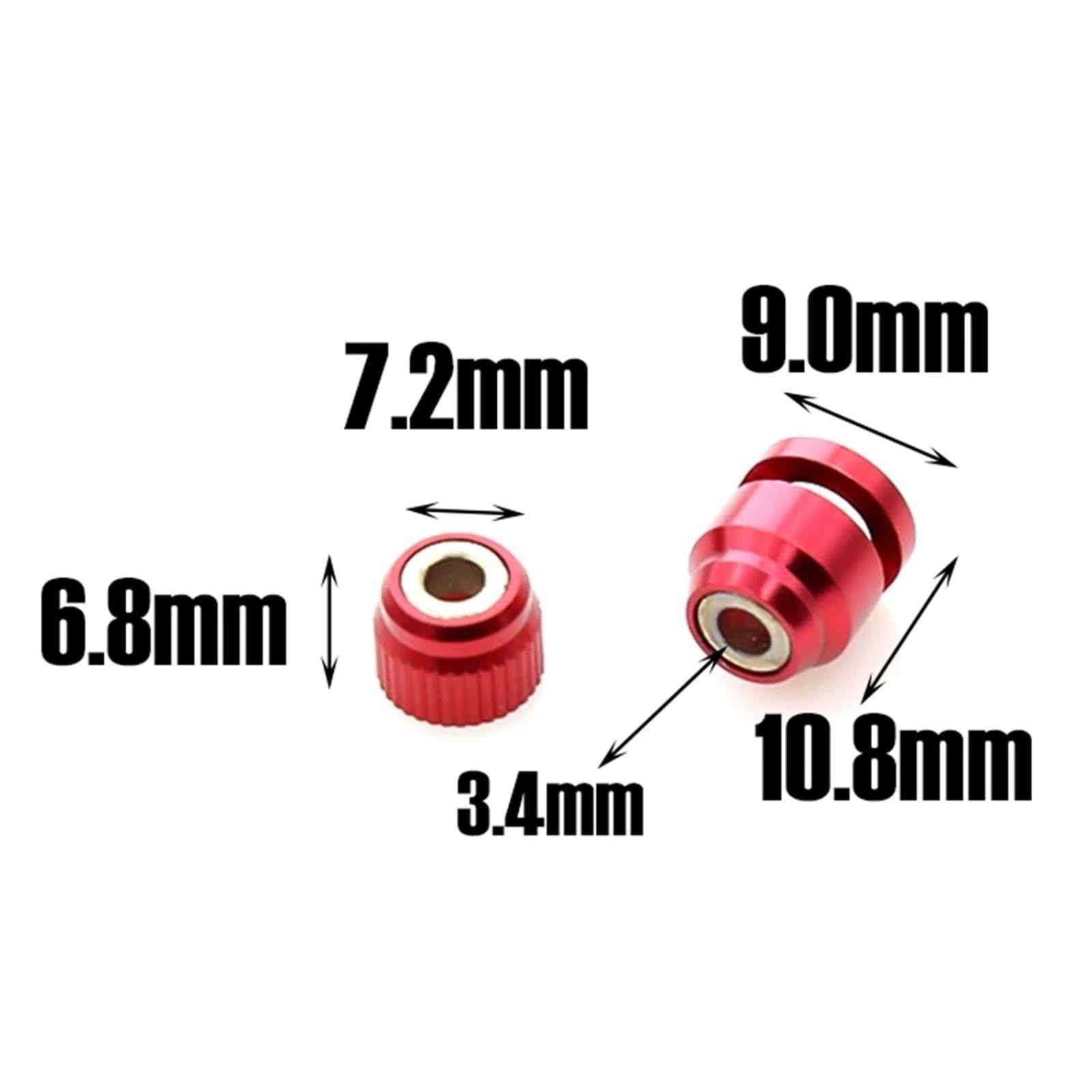 para Unlimited 4 Unids/Set RC Metal 4-6mm Carcasa Columna Cuerpo Preciso Agujero Abierto Localizador Control Remoto Herramientas Coche Accesorios RC
