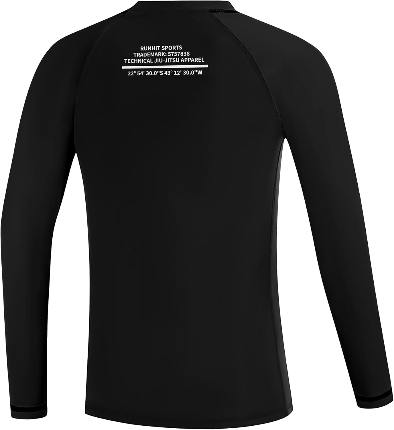 Runhit Boys BJJ Rash Guard Long Sleeve Kids Jiu Jitsu No Gi Youth Compression Shirts for Training MMA Wrestling Boxing UPF50 - Image 4