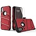 ZIZO Bolt Series for iPhone Xs Max case Military Grade Drop Tested with Tempered Glass Screen Protector, Holster, Kickstand RED Black