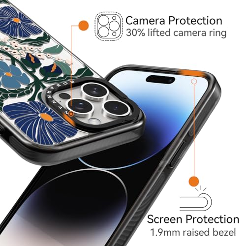 Coque compatible iPhone 14 durable mignonne et esthétique noire - 3