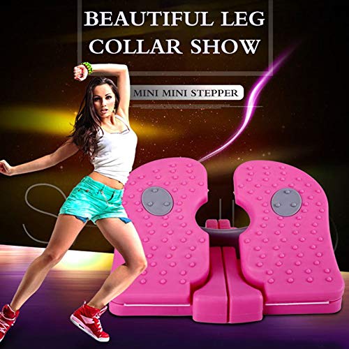 LKHF Household Mute Stepper Foot Pedal Exercise Machine Fitness Home Gym Cardio for Core, Strength, Stability, and Resistance Training