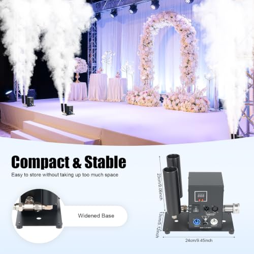 Máquina de humo con control DMX512 y fuente de alimentación, para efectos escénicos en Navidad, Halloween, bodas, DJ, discotecas y fiestas familiares miniatura 4