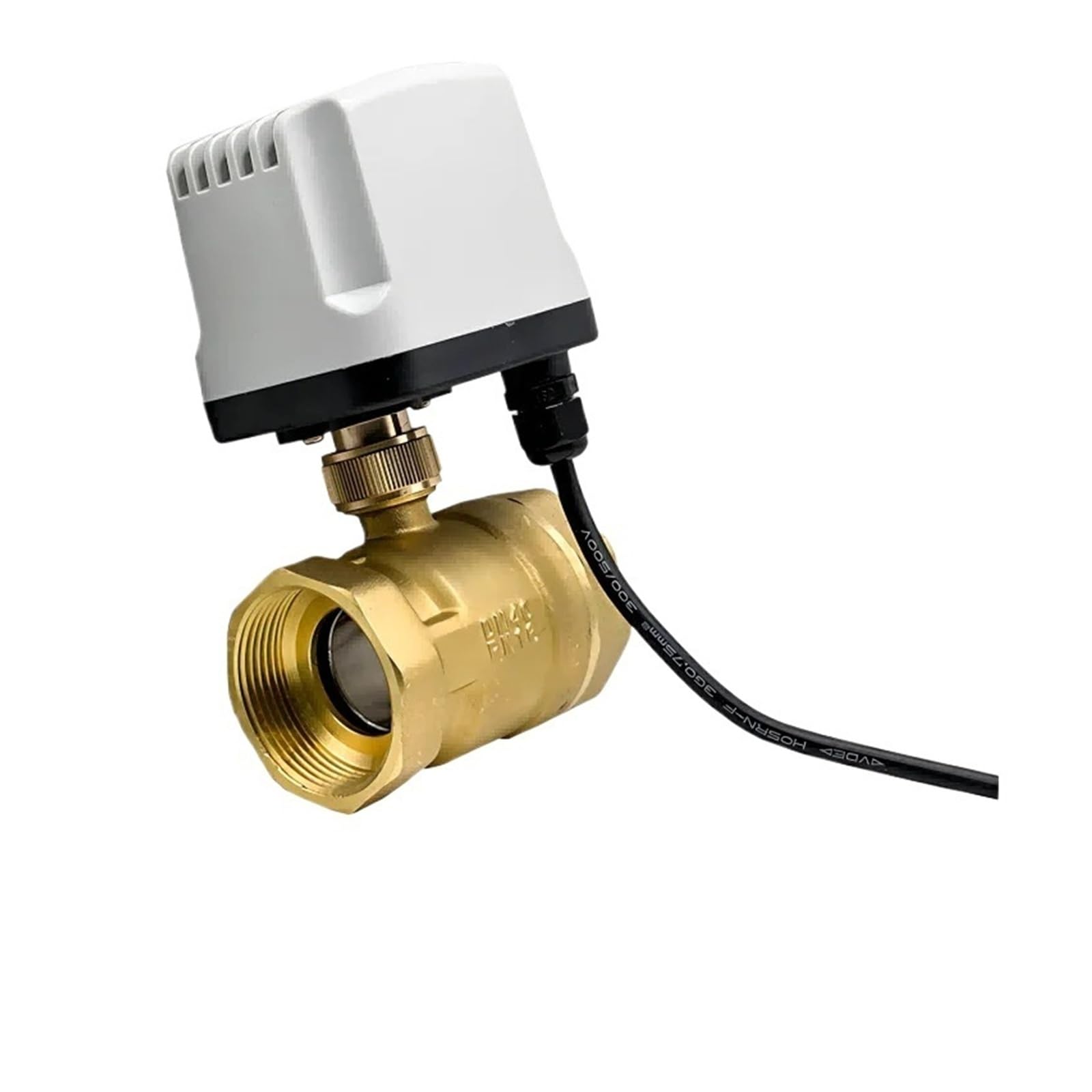 Robinet à boisseau sphérique motorisé étanche IP65 pour coupure d'eau sans fuite