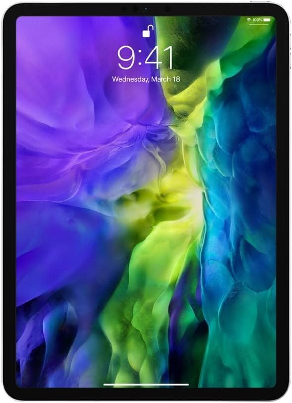 2020 Apple iPad Pro 2nd Gen (11 inch, Wi-Fi, 1TB) Silver (Renewed) (1TB Silver) Thumbnail