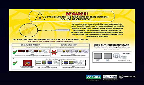 image for YONEX Badminton Racket Nanoray Series 2018 with Full Cover Professiona