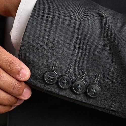 Haggar Men's Slim Fit Smart Wash Suit Separate Pants & Jackets Black - image 3