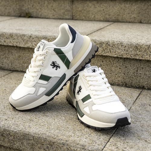 Image of Red Tape Men's Sneakers White Grey Mesh Round Toe Lace-Up