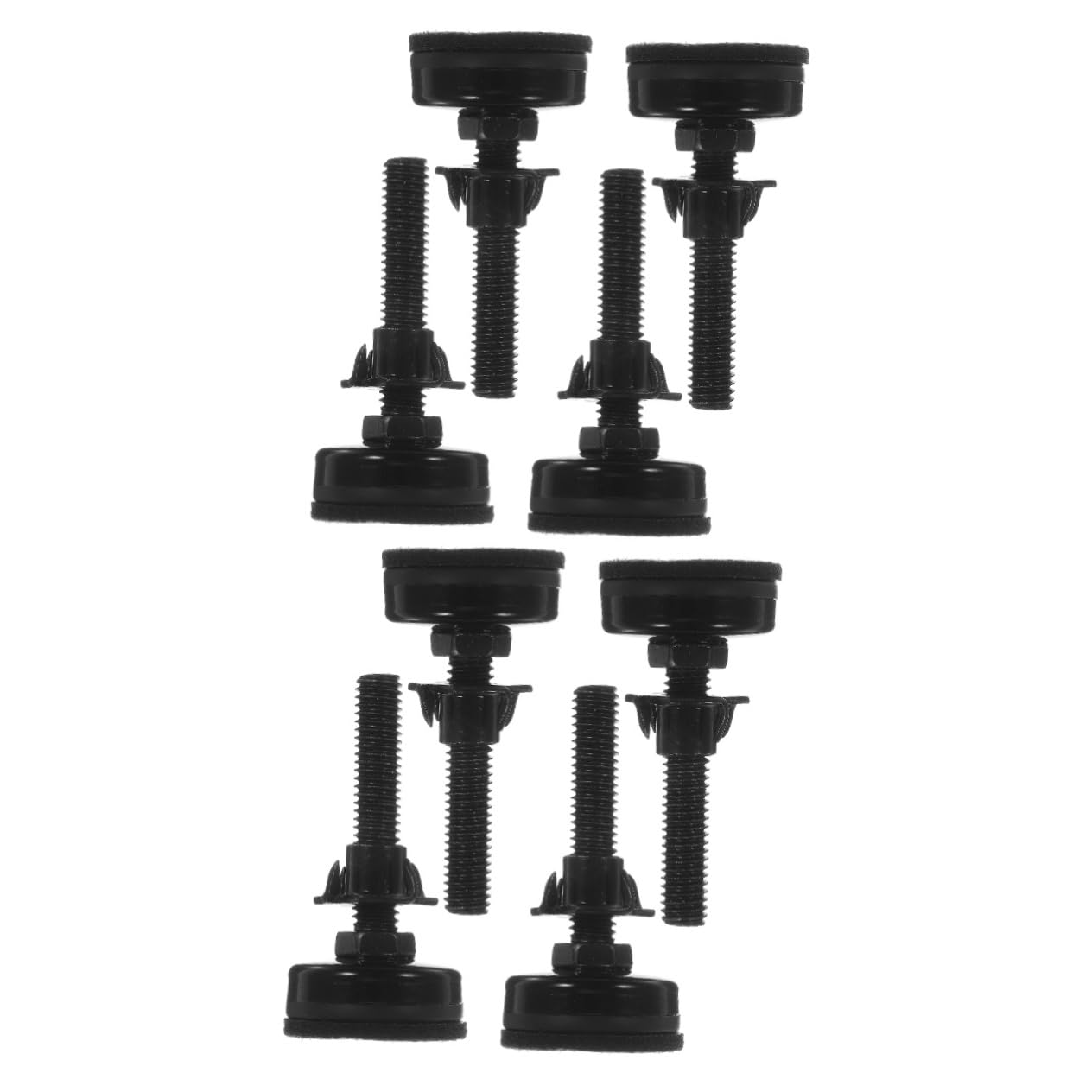 Patas metalicas para muebles ajustables que elevan tu sofá y mejoran la postura, 8 uds