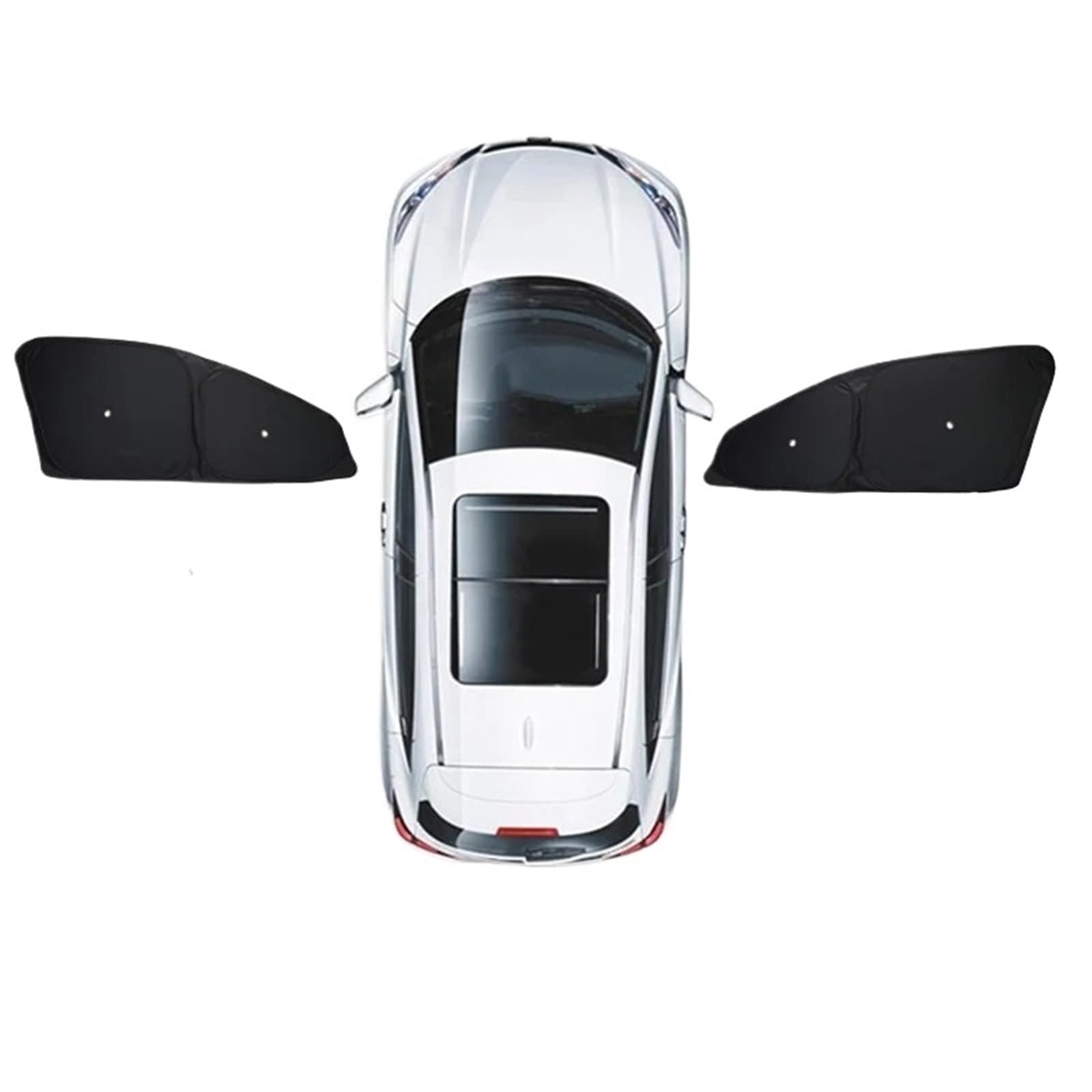 Parasoles Coche para Tesla para Model 3 Y para Juniper para Highland 2025-2021 2026 Parasol para Ventana Lateral de Coche con ventosas