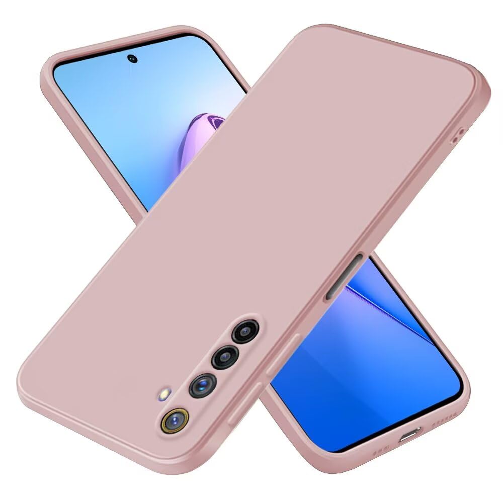 EASSGU Custodia Per Realme 6 Pro - Cover Morbida In Silicone TPU Liquido, Protezione Antiurto, Colore Verde Scuro, Compatibile Con Modello 6.6 Pollici