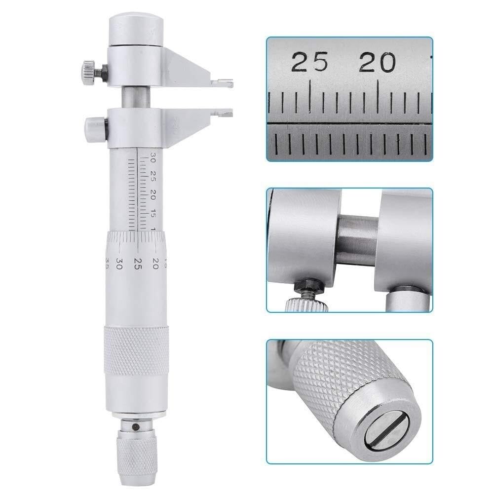 Mikrometr Wewnętrzny, Zakres Od 5 Do 30 Mm, Narzędzie Pomiarowe Ze Stali Nierdzewnej, Suwmiarki, Wskaźniki Otworów, Wskaźniki Znacznikowe, Wskaźnik Średnicy Wew