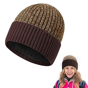 Arqumi Winter Beanie for Men & Women, Thickened Knitted Cap, Thermal Knit Beanie Cap for Winter