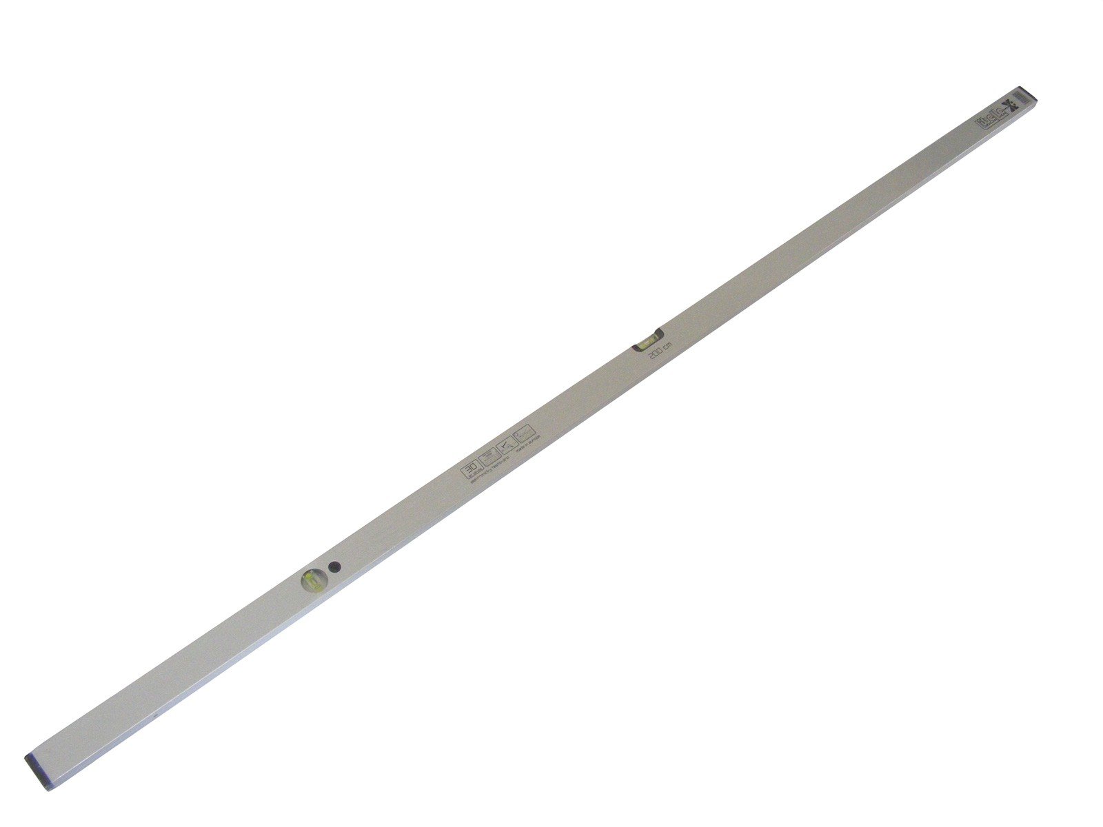 Zestaw poziomicy - 60/100/200 cm - z wysoką dokładnością (0,5 mm/1 m)
