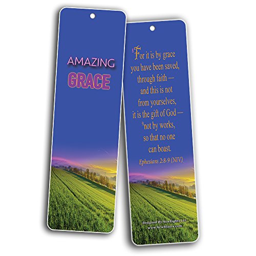 Bible Verse Cards (60-Pack) Salvation Scriptures Bookmarks John 3:16 - Christening Gift to Encourage Men Women Teens Boys Girls Kids - Evangelism Outreach Tool to Share Gospel of Jesus Christ