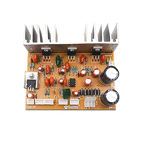 Electronic Spices TDA2050 3 TR 2.1 Home Theater Audio Amplifier Circuit Board