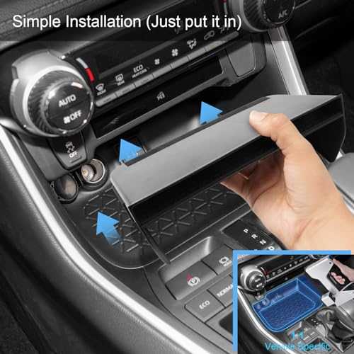 Boîte Rangement Console RAV4 2019-2024 pour Stopper les Vibrations des Objets - 7