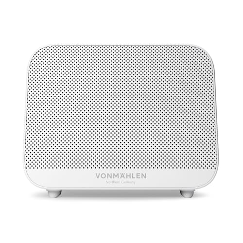 VONMÄHLEN Air Beats Go - Haut-Parleur Bluetooth Portable, étanche IP67, autonomie 10 Heures, Amplification des Basses - Blanc