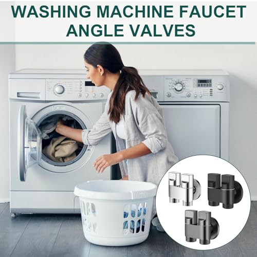 Válvula de ángulo de 20 mm con control doble de latón para hogar 5