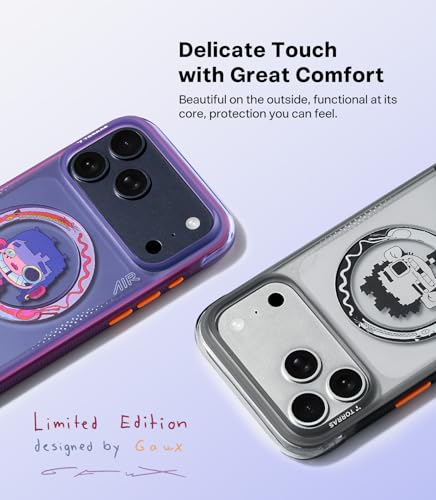 Image of TORRAS X GAWX Q3 Air Limited Edition Case for iPhone 17 Pro Max 6.9 inch, Stronger Magnetic Stand, Fit for MagSafe, Heavy-Duty Protection for iPhone 17 Pro Max Case, Dawnbreak Guard