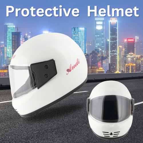 Image of Sage Square Audi Full Face Clear Visor Helmet | ISI Certified | High Standard Safety | Extra Comfort & Stylish