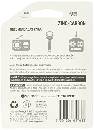 Pilas zinc carbon 5 Imagen adicional
